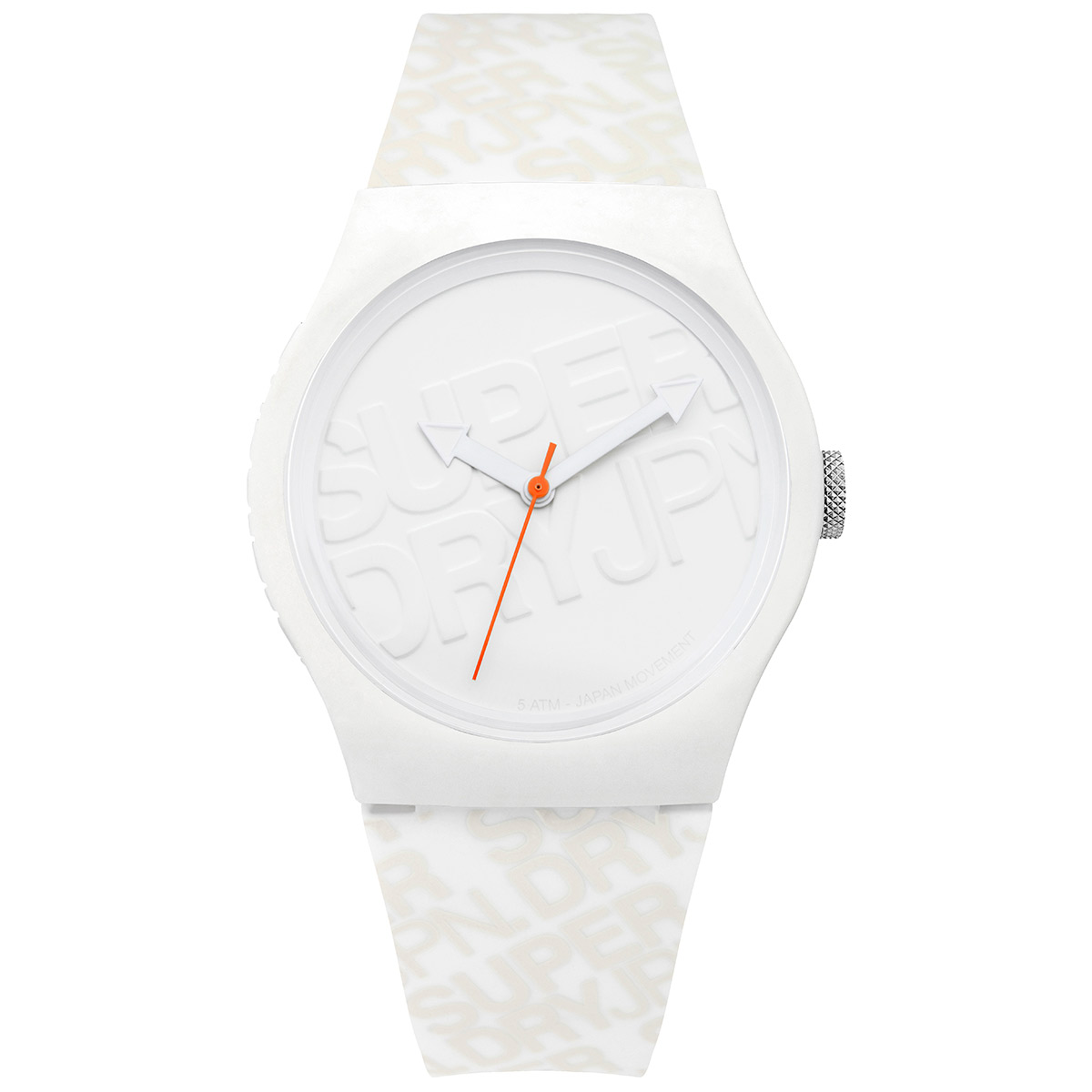 Superdry Urban White Rubber Strap SYG169W